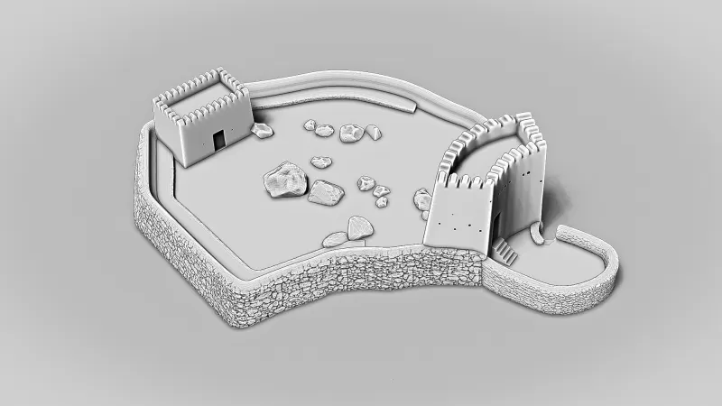 Dhayah Fort #RoZ - Model preview 7