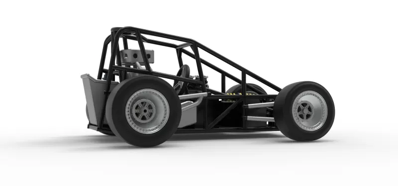 Three Quarter Midget Base Scale 1:25 - Model preview 21