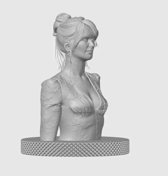 Lena Headey 3D Bust Print - Model preview 10