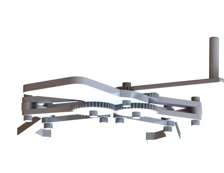 Mechanical gripper - Model preview 8