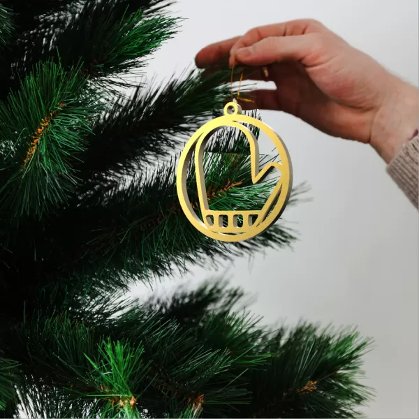 7 pcs. Christmas Ornaments, Mini Bundle Tree Decoration - Model preview 2