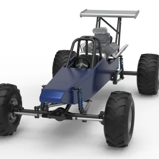 Vintage Mud dragster Scale 1:25 - Model thumbnail 5