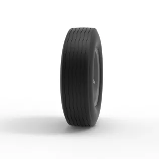 Front wheel of Vintage Champ car Version 2 Scale 1 to 25 - Model thumbnail 3