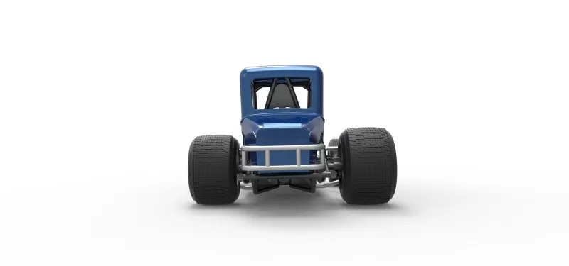 Vintage Sprint car Version 2 Scale 1:25 - Model preview 16