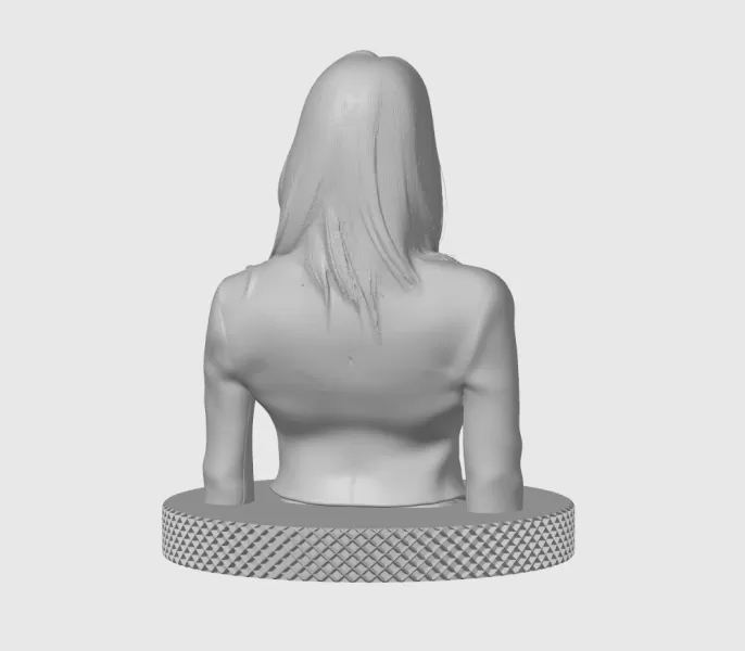 Margot Robbie 3D Bust Print - Model preview 7