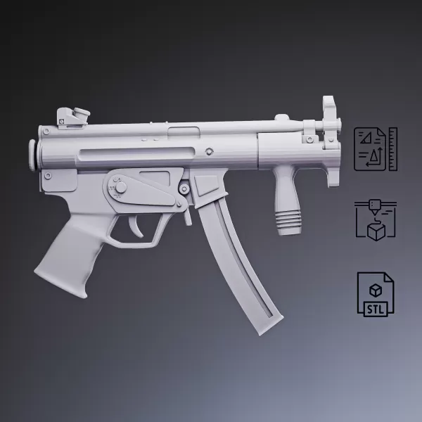 MP5K Compact SMG #RoZ - Model preview 3