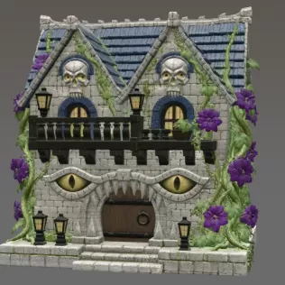 Cursed Watcher Manor STL File for 3D Print - Model thumbnail 3