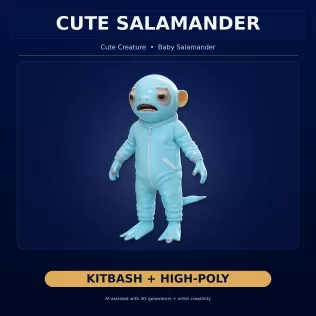 Anthro & Creature Character Collection – Kitbash + High-Poly 3D - Model thumbnail 12