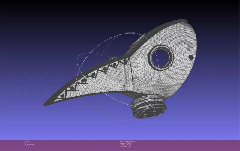 Chainsaw Man Violence Fiend Mask - Model preview 5