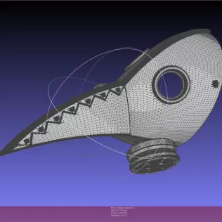 Chainsaw Man Violence Fiend Mask - Model thumbnail 5