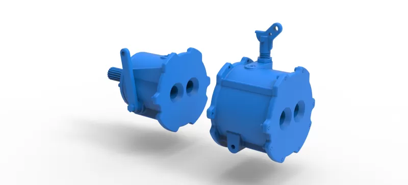 Modular planetary transmission for drag racing Scale 1:25 - Model preview 23