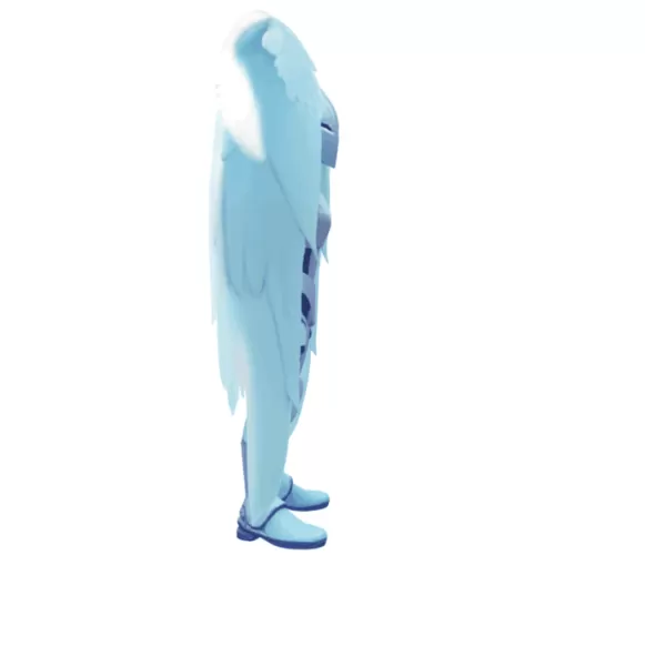 armor suit with wings - Model preview 2
