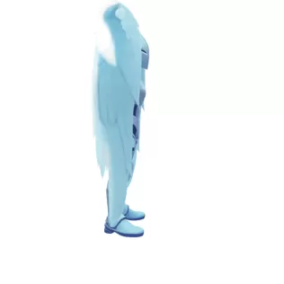 armor suit with wings - Model thumbnail 2