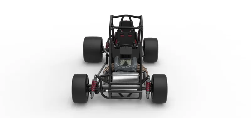 Pavement Silver Crown Car Base Version 3 Scale 1:25 - Model preview 8