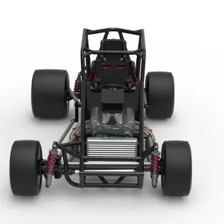 Pavement Silver Crown Car Base Version 3 Scale 1:25 - Model thumbnail 8
