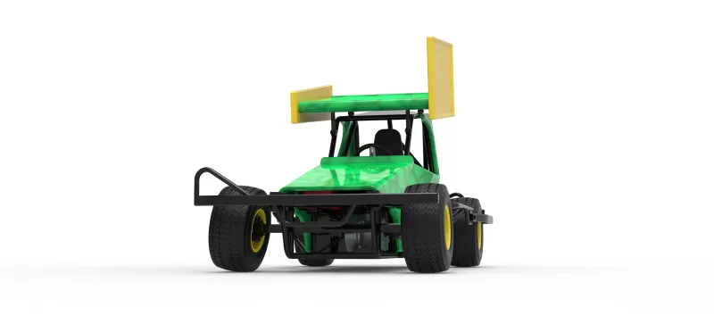 BriSCA Micro Formula 2 Stock Car Scale 1:16 - Model preview 6