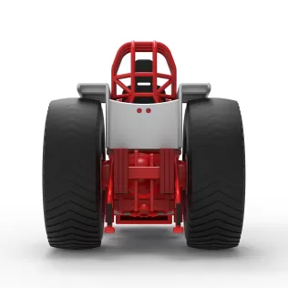 Fun short Pro Stock Pulling Tractor Version 4 Scale 1:25 - Model thumbnail 12