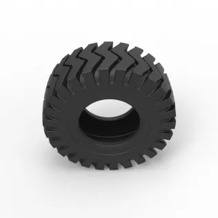 Tractor tire 38 Scale 1:25 - Model thumbnail 6