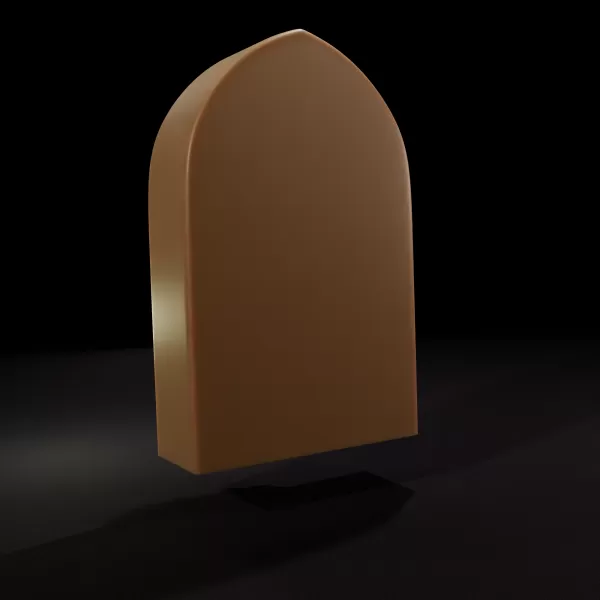 Chibi Style Saint Francis of Assisi - 3D Printable Model - Model preview 4