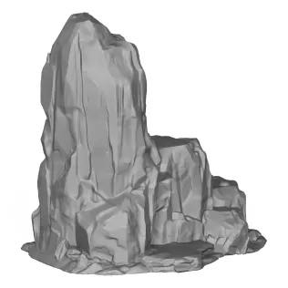 Rock Cliff - Model thumbnail 3