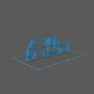 Ford - Bronco 1987 Wall Art