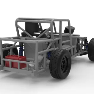 Dwarf car Base Version 2 Scale 1:25 - Model thumbnail 18