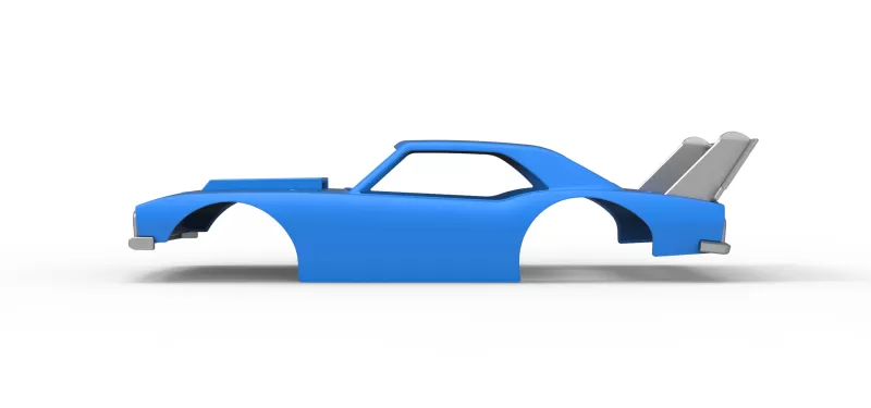 Shell of Vintage Semi-Late Model Stock Car Scale 1:25 - Model preview 7