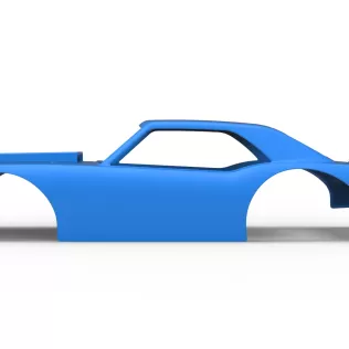 Shell of Vintage Semi-Late Model Stock Car Scale 1:25 - Model thumbnail 7