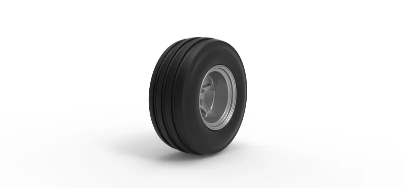 Front tractor wheel Version 5 Scale 1:25 - Model preview 2