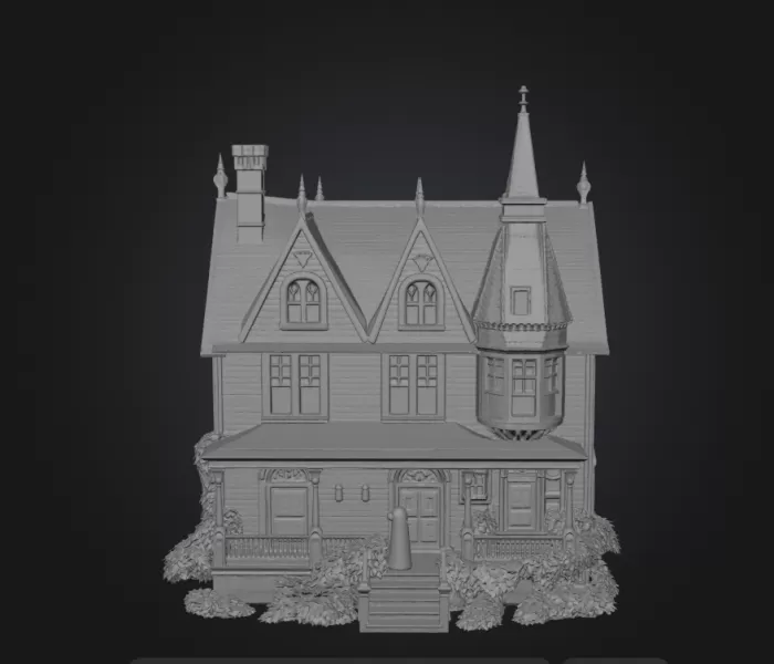 haunted house - Model preview 1