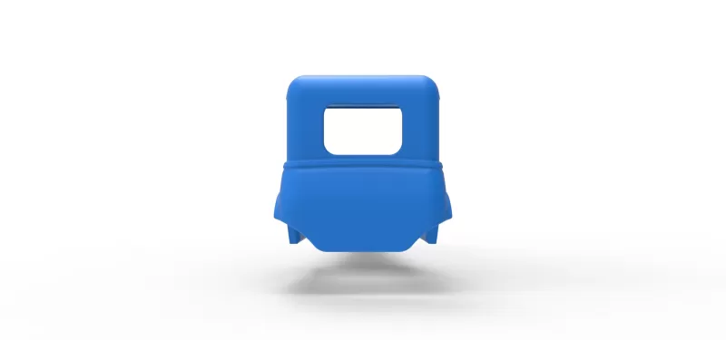 Shell of Vintage Supermodified stock car Version 4 Scale 1:25 - Model preview 11