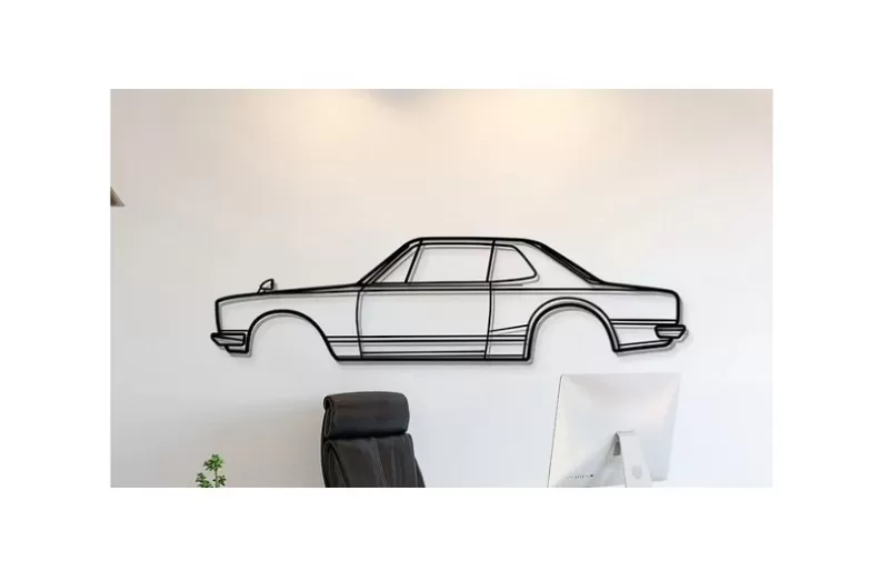 Nissan - Skyline 2000 GTR 1971 Wall Art - Model preview 1
