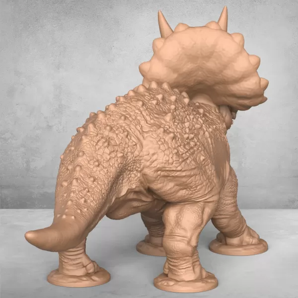 Monster Triceratops Dinosaur - Model preview 5