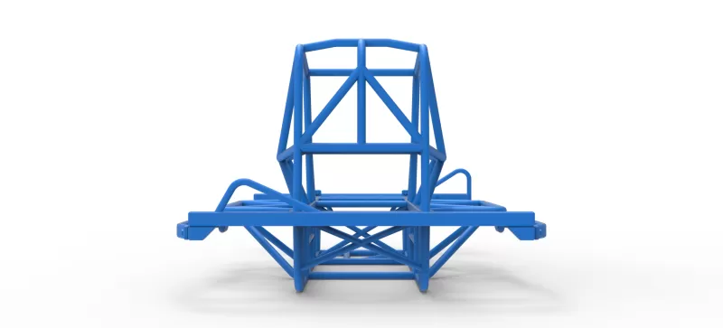 Frame of BriSCA Micro Formula 2 Stock Car Scale 1:16 - Model preview 12