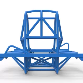 Frame of BriSCA Micro Formula 2 Stock Car Scale 1:16 - Model thumbnail 12