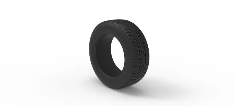 Race tire 9 Scale 1:25 - Model preview 7