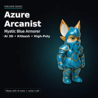 Fablekin Guardians — Character Pack (10 Stylized Heroes) - Model thumbnail 12