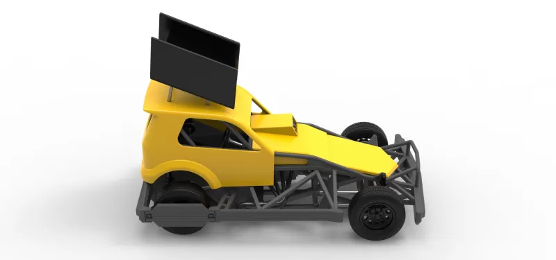 New Zealand Superstock car Version 5 Scale 1:25 - Model preview 23