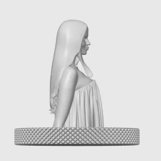Anya Taylor-Joy 3D Bust Print - Model thumbnail 5