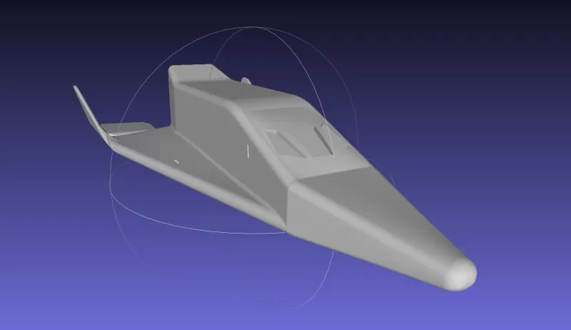 X-20 Dyna-Soar Spaceplane Rough Model - Model preview 4