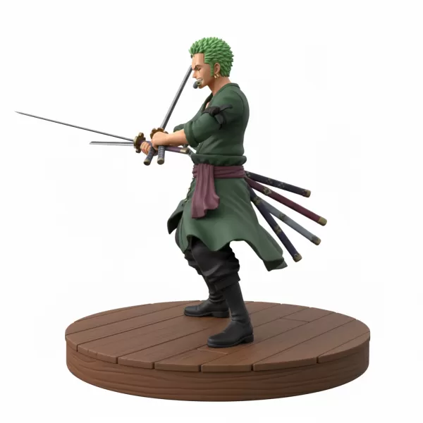 Roronoa Zoro | Three-Sword Style 3D Figure - Model preview 2