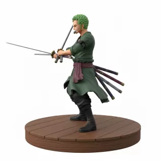 Roronoa Zoro | Three-Sword Style 3D Figure - Model thumbnail 2