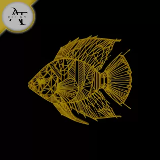 Fish - Geometric - 2D Wall Art Decor