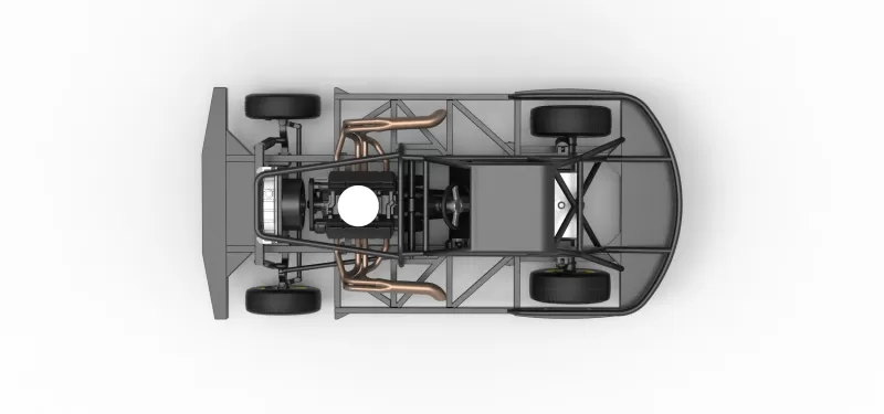 New Zealand Vintage Stock car Base Scale 1:25 - Model preview 10