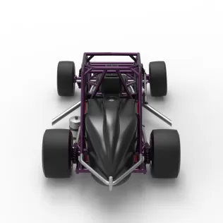 Experimental Pavement Silver Crown Car Base Version 2 Scale 1:25 - Model thumbnail 17