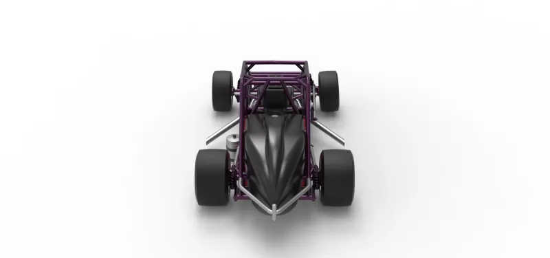 Experimental Pavement Silver Crown Car Base Version 2 Scale 1:25 - Model preview 17