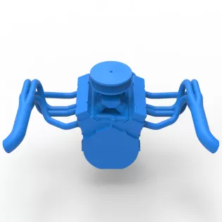 Engine of New Zealand Vintage Stock car Scale 1:25 - Model thumbnail 13