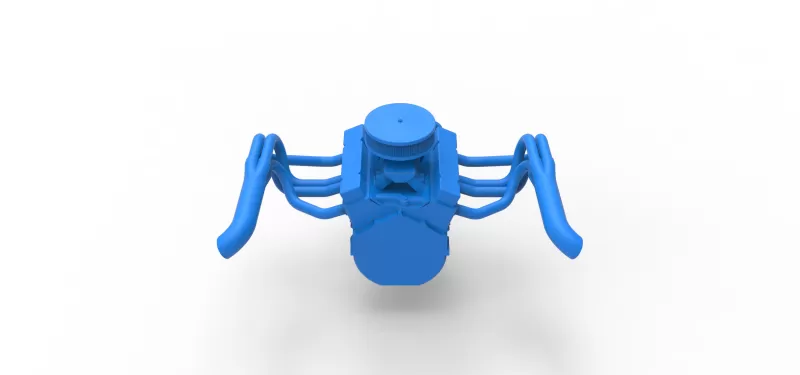 Engine of New Zealand Vintage Stock car Scale 1:25 - Model preview 13