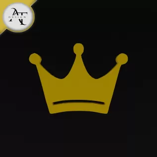 Simple Crown Symbol - 2D Art