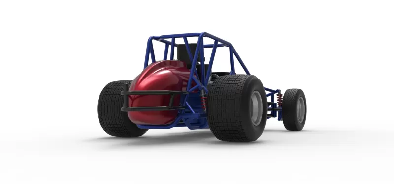 Dirt Silver Crown Car Base Scale 1:25 - Model preview 19